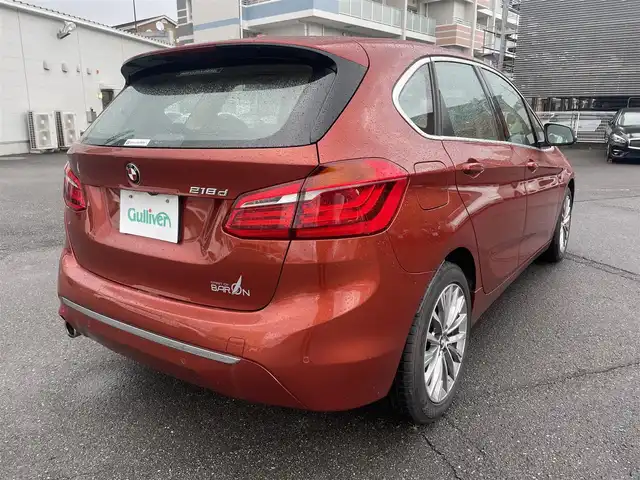 ＢＭＷ ２１８ｄ アクティブツアラー ラグジュアリー 福島県 2018(平30)年 5.5万km サンセットオレンジ 純正HDDナビ/DVD/CD/USB/Bluetooth/バックカメラ/純正17インチアルミホイール/レザーシート/パワーシート/シートヒーター/LEDライト/パワーバックドア/スマートキー2個/プッシュスタート/ETC/新車時保証書/取扱説明書