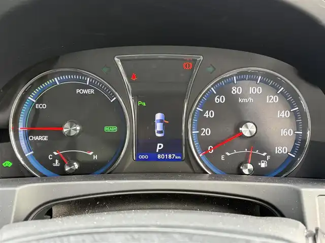 トヨタ クラウン ハイブリッド アスリートS ブラックスタイル 大分県 2014(平26)年 8.1万km プレシャスシルバー ・ナビ(HDD/CD/DVD/USB)/・バックカメラ/・フルセグテレビ/・レーダークルーズコントロール/・コーナーセンサー/・衝突軽減ブレーキ/・ドライブレコーダー/・ETC/・パワーシート/・シートメモリー/・ステアリングヒーター/・オートライト/・スマートキー/・プッシュスタートボタン/・純正アルミホイール