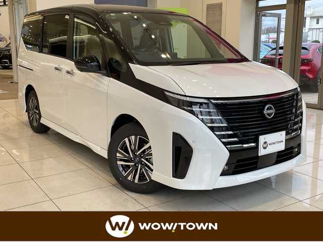 日産 セレナ e－パワー ハイウェイスター V 埼玉県 2025(令7)年 0.1千km パール プロパイロット/純正12.3インチナビ/　　BT/USB/HDMI/フルセグ/全方位カメラ/ワイヤレス充電/両側電動スライドドア/コーナーセンサー/レーダークルーズコントロール/レーンキープアシスト/デジタルインナーミラー/純正16インチアルミホイール/ETC2.0/スマートキー×2/禁煙車