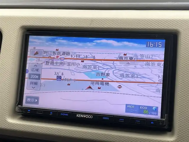 スズキ アルト S 滋賀県 2015(平27)年 7.5万km ピュアレッド 禁煙車/７インチKENWOODナビ/(ワンセグTV・Bluetooth・CD・DVD・USB・ipod・SD)/ETC/シートヒーター/衝突軽減機能/横滑り防止機能/ABS/ヘッドライトレベライザー/革調シートカバー/リモコンキー/スペアキー/エアコン/電動格納ミラー/パワーウィンドウ/社外フロアマット