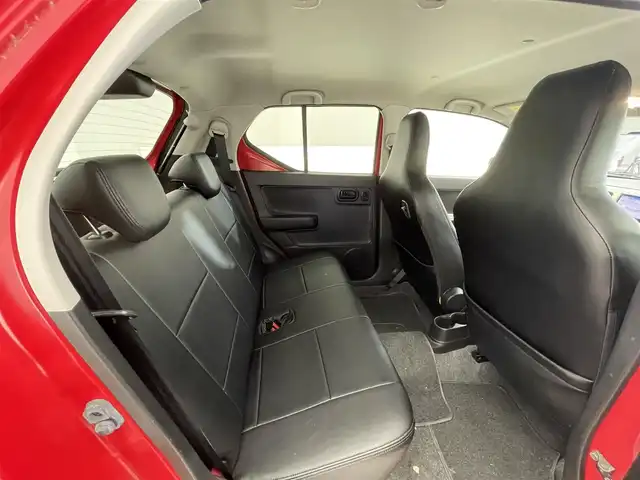 スズキ アルト S 滋賀県 2015(平27)年 7.5万km ピュアレッド 禁煙車/７インチKENWOODナビ/(ワンセグTV・Bluetooth・CD・DVD・USB・ipod・SD)/ETC/シートヒーター/衝突軽減機能/横滑り防止機能/ABS/ヘッドライトレベライザー/革調シートカバー/リモコンキー/スペアキー/エアコン/電動格納ミラー/パワーウィンドウ/社外フロアマット