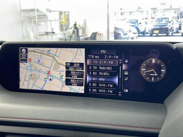 レクサス ＵＸ 250h Fスポーツ 岐阜県 2021(令3)年 4.5万km ホワイトノーヴァガラスフレーク サンルーフ　/メーカーナビ　/全方位カメラ　/ブラインドスポットモニター　/ヘッドアップディスプレイ　/レッドレザーシート　/パワーシート/メモリシート/シートヒーター　/シートクーラー　/ハンドルヒーター　/ＥＴＣ２．０　/ドライブレコーダー/パドルシフト/電動リアゲート