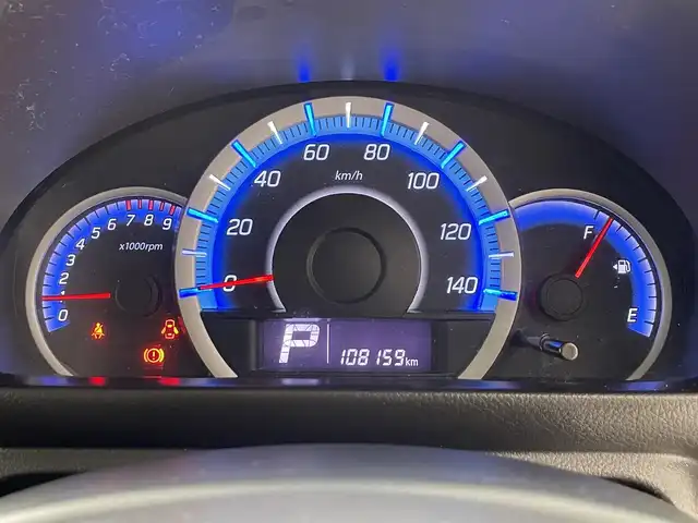 スズキ スペーシア カスタム XS 滋賀県 2014(平26)年 10.9万km ブルーイッシュブラックパール3 禁煙車/社外ナビ/（CD/AUX/ワンセグTV/FM/AM）/バックカメラ/片側パワースライドドア/ETC/プッシュスタート/スマートキー/HIDヘッドライト/純正14インチAW