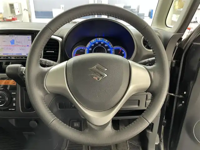 スズキ スペーシア カスタム XS 滋賀県 2014(平26)年 10.9万km ブルーイッシュブラックパール3 禁煙車/社外ナビ/（CD/AUX/ワンセグTV/FM/AM）/バックカメラ/片側パワースライドドア/ETC/プッシュスタート/スマートキー/HIDヘッドライト/純正14インチAW