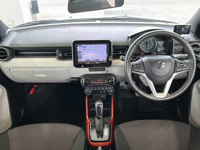スズキ イグニス ハイブリッド MZ 愛媛県 2019(令1)年 3.3万km ピュアホワイトP ワンオーナー/純正ナビ/・フルセグ/BT/CD/DVD/全方位カメラ/ビルトインETC/衝突軽減ブレーキ/レーンキープ/ドライブレコーダー/社外レーダー/D席シートヒーター/クルーズコントロール/ステアリングスイッチ/パドルシフト/オートライト/フォグランプ/スマートキー/プッシュスタート