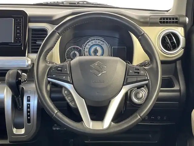 スズキ クロスビー HYBRID MZ 新潟県 2018(平30)年 5.3万km スーパーブラックパール 3トーンコーディネート 社外ＳＤナビ（Bluetooth・CD）/アラウンドビューモニター　/フルセグ　/レーンキープアシスト　/後方コーナーセンサー　/クルーズコントロール　/前席シートヒーター　/ＬＥＤオートライト　/デュアルセンサーブレーキサポート　/アイドリングストップ/ETC/MTモード付AT/純正フロアマット/純正１６インチアルミホイール/スマートキー