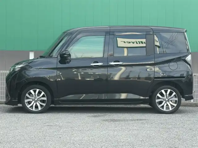 トヨタ タンク カスタムG－T 千葉県 2018(平30)年 5.1万km ブラックマイカメタリック 純正SDナビ/フリップダウンモニター/両側パワースライドドア/クルーズコントロール/ETC2.0/バックカメラ/フルセグTV/CD/DVD/BT/オートライト/LEDヘッドライト/LEDフォグライト/プリクラッシュセーフティ/横滑り防止装置/プッシュスタート/スマートキー/純正15インチAW