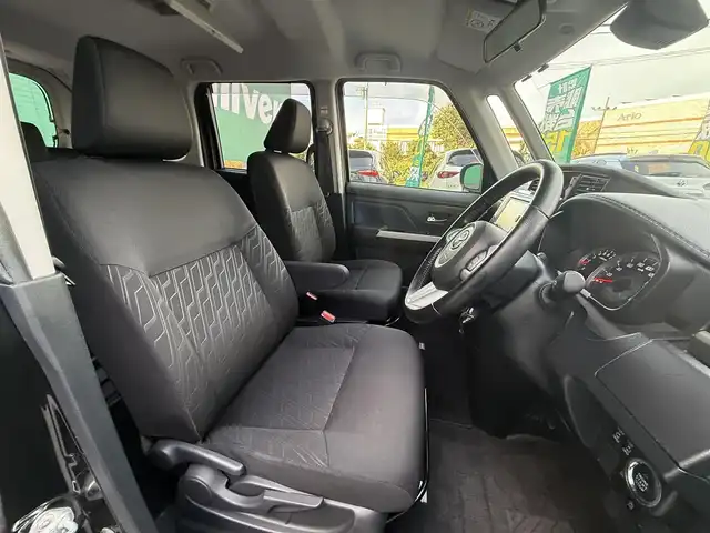 トヨタ タンク カスタムG－T 千葉県 2018(平30)年 5.1万km ブラックマイカメタリック 純正SDナビ/フリップダウンモニター/両側パワースライドドア/クルーズコントロール/ETC2.0/バックカメラ/フルセグTV/CD/DVD/BT/オートライト/LEDヘッドライト/LEDフォグライト/プリクラッシュセーフティ/横滑り防止装置/プッシュスタート/スマートキー/純正15インチAW