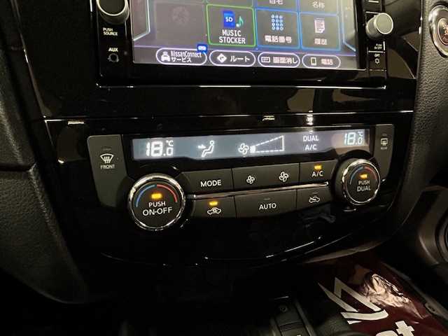 日産 エクストレイル 20Xi 道央・札幌 2018(平30)年 5.4万km ダイヤモンドブラック 【2509034304】/４ＷＤ　/プロパイロット　/純正ナビ　/フルセグＴＶ　/アラウンドビューモニター　/パワーバックドア　/純正１８インチアルミ　/デジタルインナーミラー　/ＬＥＤヘッドライト　/フォグライト　/ルーフレール　/ＥＴＣ