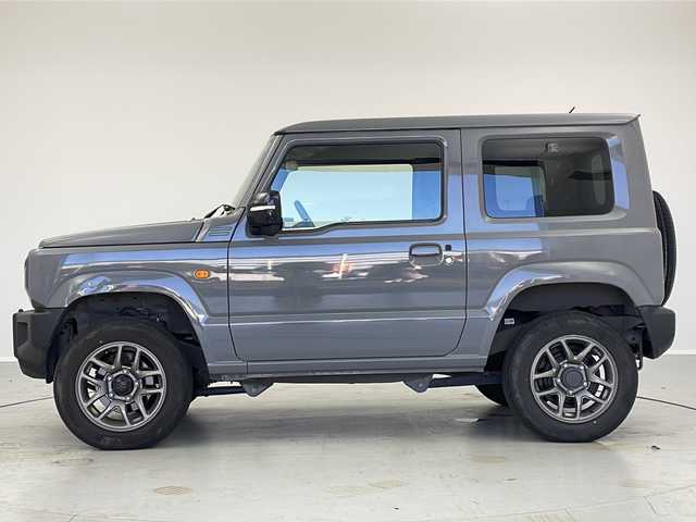 スズキ ジムニー XC 茨城県 2021(令3)年 4.5万km ミディアムグレー ・社外SDナビ（AM/FM/CD/DVD/HDMI）/・衝突軽減ブレーキ/・LDA/・バックカメラ/・電格ウィンカーミラー/・ステアリングスイッチ/・ミラーデフォッガー/・クルーズコントロール/・ビルトインETC/・前席シートヒーター/・フロアマット