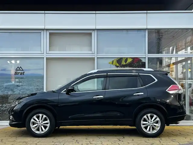 日産 エクストレイル 20Xt エマージェンシーブレーキ 道北・旭川 2016(平28)年 8.6万km ダイヤモンドブラック 純正ナビ/アラウンドビューモニター/フルセグTV/前席シートヒーター/パワーバックドア/コーナーセンサー/プッシュスタート/スマートキー/ETC