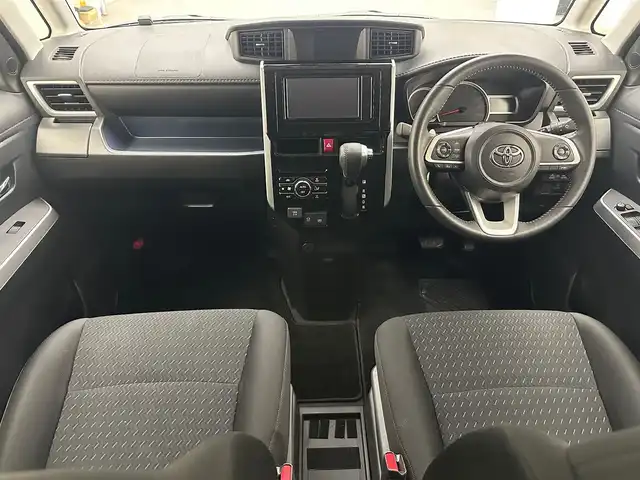 トヨタ ルーミー カスタムG－T 兵庫県 2023(令5)年 1.1万km ブラックマイカメタリック ・純正SDナビ/・全方位モニタ-/・純正前後ドライブレコーダー/・ETC2.0/・両側パワースライドドア/・衝突軽減ブレーキ/・レーンキープアシスト/・追従クルーズコントロール/・電子パーキングブレーキ/・純正15インチアルミホイール/・オートライト/・オートハイビーム/・LEDヘッドライト/・LEDフォグランプ/・前後コーナーセンサー/・純正フロアマット/・スマートキー/・スペアキー1本/・プッシュスタート