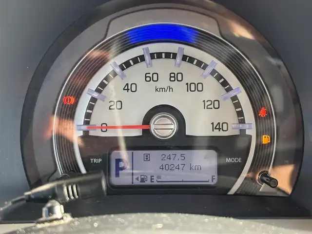 スズキ ハスラー J 滋賀県 2019(令1)年 4.1万km フェニックスレッドパール/ホワイト2トーンルーフ ワンオーナー/純正8型ナビ/・Bluetooth/フルセグ/・CD/DVD/アラウンドビューモニター/ステアリングリモコン/ETC/前席シートヒーター/前後ドライブレコーダー/電動格納ミラー/LEDヘッドライト/フォグライト/スズキレーダーブレーキサポート/スマートキー