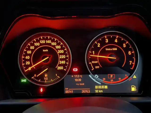 ＢＭＷ １１６ｉ スポーツ 福岡県 2012(平24)年 8.9万km クリムゾンレッド 純正8.8型HDDナビ/（CD/DVD/BT/AUX）/シートヒーター/サンルーフ/USB/Garrett製ツインスクロールターボ/社外エアロ F/S/BMWstyle220黒塗装済み　18inchAW