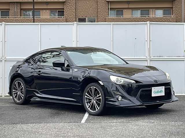 トヨタ ８６ GT リミテッド 秋田県 2013(平25)年 9.8万km クリスタルブラックシリカ 純正メモリーナビ/　CD/DVD/SD/USB/　フルセグ/Bluetooth/ハーフレザーシート/パドルシフト/バックカメラ/ETC/TRDエアロ/HKSマフラー/HKS車高調/シートヒーター/LEDヘッドライト/オートライト/フォグライト
