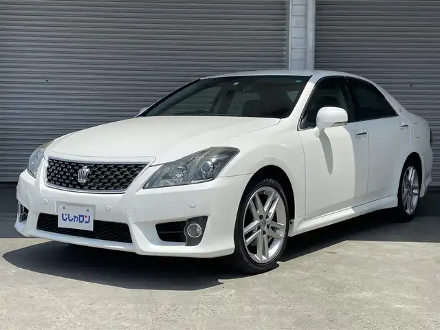 トヨタ クラウン アスリート 茨城県 2010(平22)年 10.2万km ホワイトパールクリスタルシャイン レザーシート/前席エアシート＆シートヒーター/前席パワーシート/純正ＨＤＤナビ/-CD DVD フルセグTV-/バックカメラ/ビルトインＥＴＣ/前方ドライブレコーダー/クルーズコントロール/オートライト/ＨＩＤライト