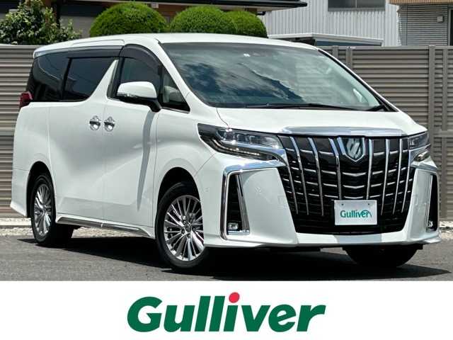 トヨタ アルファードハイブリット SR Cパッケージ 千葉県 2023(令5)年 3.5万km ホワイトパールクリスタルシャイン 純正ナビ/後席ディスプレイ/フルセグTV/Bluetooth/ETC2.0/オートエアコン/パノラミックビューモニター/両側パワースライドドア/パワーバックドア/レーダークルーズコントロール/1・2列目パワーシート/2列目オットマン/レーントレーシングアシスト/クリアランスソナー/パーキングサポートブレーキ/衝突被害軽減システム/ブラインドスポットモニター/リアクロストラフィックアラート/道路標識認識アシスト/先行者発進告知/インテリジェントパーキングアシスト/オートハイビーム/100V充電/プッシュスタート/スマートキー/スペアキー×1/LEDヘッドライト/純正アルミホイール/純正フロアマット/保証書・取扱説明書