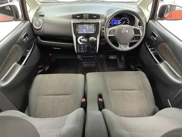 日産 デイズ ハイウェイスターX 滋賀県 2016(平28)年 7万km スカーレット 7インチ純正ナビ/（BT/CD/USB/DVD/フルセグ）/ドライブレコーダー（前）/衝突軽減ブレーキ/ETC/全方位カメラ/オートエアコン/アイドリングストップ/電動格納ミラー/スマートキー/ステアリングスイッチ/スマートキー