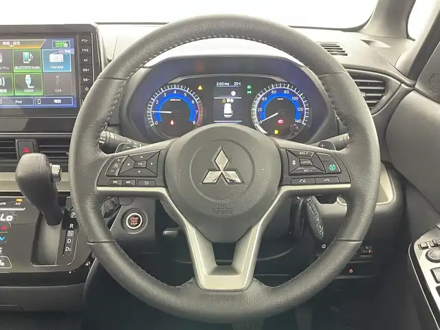 三菱 デリカミニ T プレミアム 愛知県 2025(令7)年 0.1千km 緑 届出済未使用車/純正９インチディスプレイオーディオ/デジタルインナーミラー/アラウンドビューモニター/マイパイロット/パドルシフト/両側パワースライドドア/レーダークルーズコントロール/シートヒーター/LEDオートライト/フォグランプ/ステアリングヒーター/ETC/コーナーセンサー/純正アルミホイール/ハーフレザーシート/禁煙車