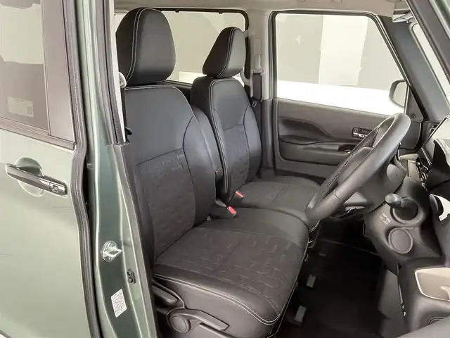 三菱 デリカミニ T プレミアム 愛知県 2025(令7)年 0.1千km 緑 届出済未使用車/純正９インチディスプレイオーディオ/デジタルインナーミラー/アラウンドビューモニター/マイパイロット/パドルシフト/両側パワースライドドア/レーダークルーズコントロール/シートヒーター/LEDオートライト/フォグランプ/ステアリングヒーター/ETC/コーナーセンサー/純正アルミホイール/ハーフレザーシート/禁煙車