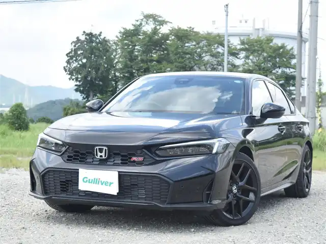 ホンダ シビック RS 兵庫県 2024(令6)年 0.1万km 黒 純正9型ナビ/バックモニター/ETC2.0/BOSEサウンドスピーカー/パワーシート/シートヒーター/ハーフレザーシート/置くだけ充電/純正アルミホイール/LEDヘッドライト/オートライト
