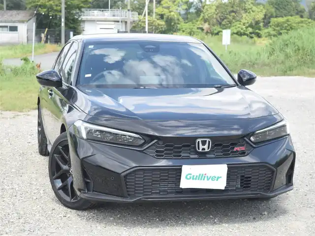 ホンダ シビック RS 兵庫県 2024(令6)年 0.1万km 黒 純正9型ナビ/バックモニター/ETC2.0/BOSEサウンドスピーカー/パワーシート/シートヒーター/ハーフレザーシート/置くだけ充電/純正アルミホイール/LEDヘッドライト/オートライト