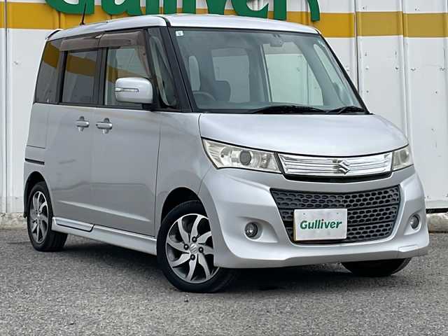 スズキ パレット ＳＷ XS 埼玉県 2010(平22)年 6万km シルキーシルバーメタリック 外部検査実施済み/社外ＣＤ＆ＵＳＢ/前後ドライブレコーダー/左側パワースライドドア/純正エアロ/純正14インチアルミホイール/オートライト/ＨＩＤライト/スマートキー/プッシュスタート/盗難防止装置/Ｗエアバッグ/ＡＢＳ/ドアバイザー/フロアマット/新車保証書/取扱説明書/スマートスペアキー有