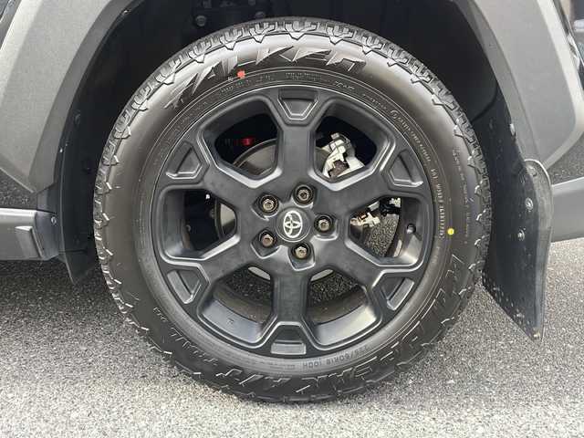 トヨタ ＲＡＶ４ アドベンチャー オフロードPKG 広島県 2021(令3)年 0.8万km アティチュードブラックマイカ /登録時走行距離/　　　　　　　7730キロ/ワンオーナー/社外ナビ/バックカメラ/地デジ/黒革シート/エアシート/PCS/パワーバックドア/ルーフレール/ビルトインETC/新車時整備手帳/　　【保証書】/取扱説明書/