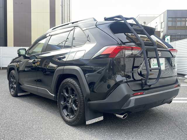 トヨタ ＲＡＶ４ アドベンチャー オフロードPKG 広島県 2021(令3)年 0.8万km アティチュードブラックマイカ /登録時走行距離/　　　　　　　7730キロ/ワンオーナー/社外ナビ/バックカメラ/地デジ/黒革シート/エアシート/PCS/パワーバックドア/ルーフレール/ビルトインETC/新車時整備手帳/　　【保証書】/取扱説明書/