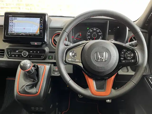 ホンダ Ｎ ＯＮＥ RS 岩手県 2021(令3)年 1.6万km クリスタルブラックパール 6速マニュアルミッション/無限カーボンシフトノブ/ターボ/ホンダセンシング/衝突軽減ブレーキ/歩行者事故低減ステアリング/路外逸脱抑制機能/アダプティブクルーズコントロール/車線維持支援機能/オートハイビーム/パーキングセンサー/オートブレーキホールド/横滑り防止装置/アイドリングストップ/前席シートヒーター/純正ナビ/フルセグTV/バックカメラ/ETC/フルLEDヘッドライト/LEDフォグライト/純正１５インチアルミホイール