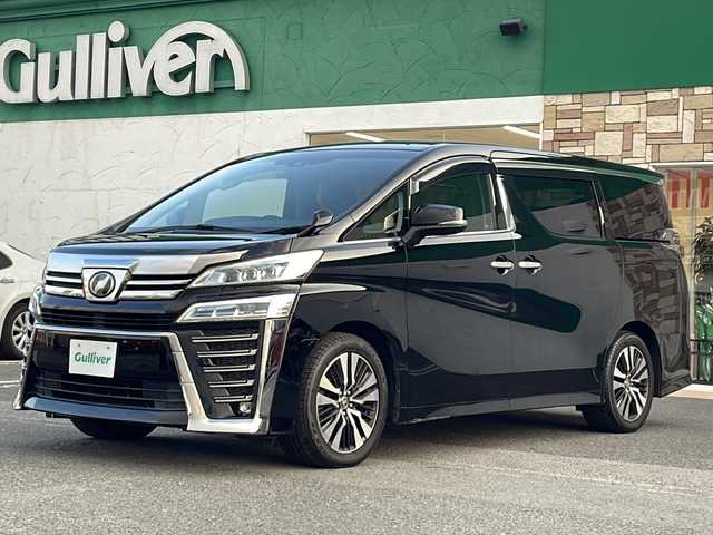 トヨタ ヴェルファイア Z Gエディション 徳島県 2019(令1)年 8.8万km ブラック 社外11型SDナビ　EX11Z/（ラジオ/フルセグ/DISC/BT/USB）/10.1型フリップダウンモニター/バックカメラ/追従式クルーズコントロール/ステアリングヒーター/前席シートヒーター/前席パワーシート/前席エアーシート/前後コーナーセンサー/両側電動スライドドア/LEDヘッドライト/パワーバックドア/先行者発進告知/純正18インチAW/社外ドライブレコーダー