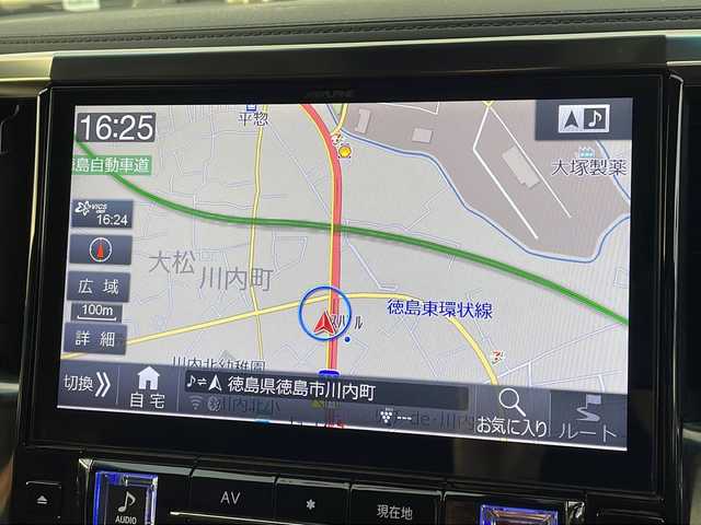 トヨタ ヴェルファイア Z Gエディション 徳島県 2019(令1)年 8.8万km ブラック 社外11型SDナビ　EX11Z/（ラジオ/フルセグ/DISC/BT/USB）/10.1型フリップダウンモニター/バックカメラ/追従式クルーズコントロール/ステアリングヒーター/前席シートヒーター/前席パワーシート/前席エアーシート/前後コーナーセンサー/両側電動スライドドア/LEDヘッドライト/パワーバックドア/先行者発進告知/純正18インチAW/社外ドライブレコーダー