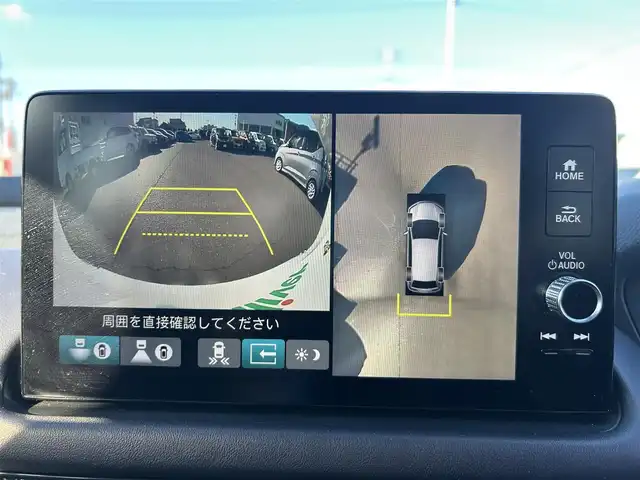 ホンダ ＺＲ－Ｖ ハイブリッド e:HEV Z 岡山県 2024(令6)年 4万km プラチナホワイトパール 登録時走行距離39348km/純正9インチナビ/フルセグTV(AM.FM.TV.BT)/全方位カメラ/ETC2.0/ブラインドスポットモニター/シートヒーター/ステアリングヒーター/クリアランスソナー/衝突軽減ブレーキ/横滑り防止装置/クルーズコントロール(追従走行あり)/車線逸脱警報（レーンキープアシスト）/オートライト/オートマチックハイビーム/アイドリングストップ/電動リアゲート/18インチ純正AW/純正フロアマット/レザーシート/D+N席パワシート/保証書/取扱説明書