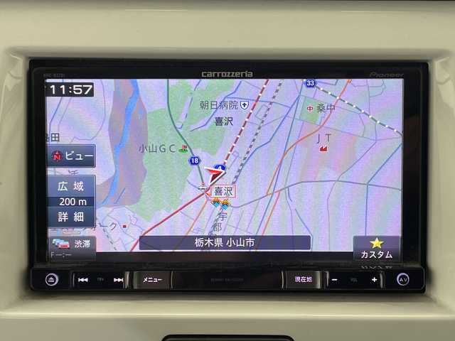 スズキ ハスラー G 栃木県 2017(平29)年 4.9万km 青 カロッツェリアナビナビ/(ワンセグTV/SD)/ドライブレコーダー/レーダーブレーキサポート/シートヒーター/アイドリングストップ/スマートキー/プッシュスタート/横滑り防止装置/ハンドルカバー/電動格納ミラー