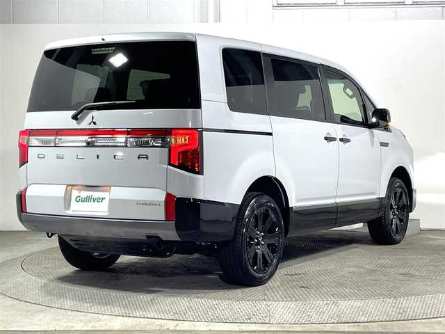 三菱 デリカＤ：５ シャモニー 大阪府 2025(令7)年 0.1万km未満 白 登録済未使用車 ALPINEナビ(フルセグ/DVD再生/Bluetooth) 360カメラ 衝突軽減 BSM パワーシート/ヒーター 電動リアゲート ハンドルヒーター ハーフレザー レーダーC ４WD