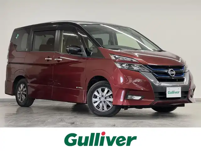 日産 セレナ e－パワー ハイウェイスター V 三重県 2019(令1)年 4.3万km マルーンレッド 2トーン e-POWER/FF/インパネCVT/純正 9型ナビ MM518D-L/（iPod/SD/FM/AM/TV/USB/Bluetooth/CD/DVD/Blu-ray/MUSIC STOCKER/HDMI/ドラレコ/AUX）/インテリジェント アラウンドビューモニター（移動物検知機能付）/両側オートスライドドア/ドライブレコーダー 前後/安全装備/【OP】セーフティパックB*/　・プロパイロット/　・全車速追従機能付レーダークルーズ/　・インテリジェントDA（ふらつき検知）/　・インテリジェントLI（車線逸脱防止支援）/　・ヒーター付きドアミラー/　・インテリジェントパーキングアシスト/　・電動パーキングブレーキ＆ブレーキホールド/　・標識検知機能（進入禁止・最高速度・一時停止）/　・踏み間違い防止アシスト/・インテリジェント エマージェンシーブレーキ/・LDW（車線逸脱警報）/・LDP（車線逸脱防止支援）/・フロント&バックソナー/装備/【OP】寒冷地仕様/　・シートヒーター（D/N）/　・ステアリングヒーター/・インテリジェントルームミラー*/・オートライトシステム/・LEDヘッドライト　/・ハイビームアシスト/・前後オートエアコン/・純正15inAW/・保/取/ナビ取/・予備キーx1