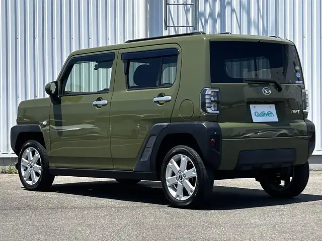 ダイハツ タフト G 愛媛県 2020(令2)年 3.8万km フォレストカーキメタリック 社外SDナビ/フルセグテレビ CD DVD Bluetooth/バックカメラ/ガラスルーフ/純正15インチAW/シートヒーター/スマートキー/スペアキー有/純正ETC/LEDオートヘッドライト/衝突軽減システム/社外ドライブレコーダー/横滑り防止機能/フォグランプ/コーナーセンサー/電子パーキング/プッシュスタート/パワーステアリング/パワーウィンドウ