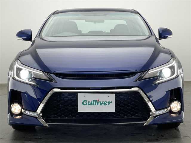 トヨタ マークＸ 250G Sパッケージ G’s 愛知県 2016(平28)年 6.7万km ダークブルーマイカ 純正ナビ　ＣＤ　フルセグＴＶ　Ｂｌｕｅｔｏｏｔｈ　バックカメラ　Ｇｓ専用ハーフレザーシート　プッシュスタート　ＥＴＣ　クルーズコントロール　電動格納ミラー　Ｇｓ専用１９インチアルミホイール