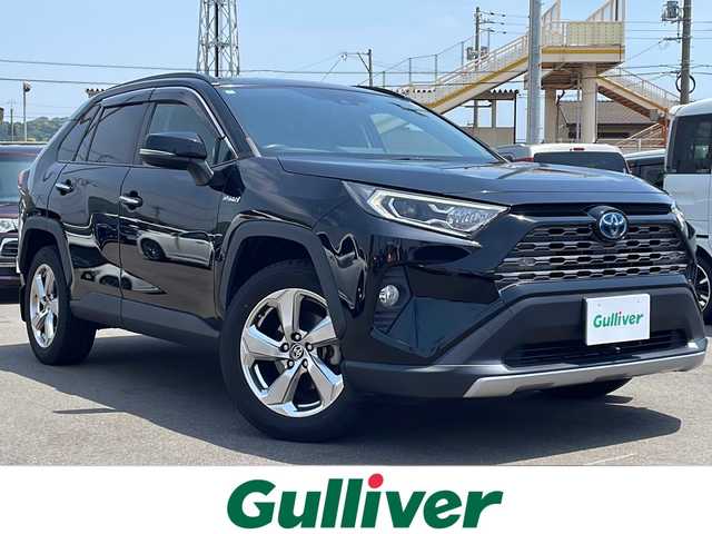 トヨタ ＲＡＶ４ ハイブリットG 山口県 2020(令2)年 14.4万km アティチュードブラックマイカ 純正９型ナビ/バックカメラ/前席シートヒーター/ステアリングヒーター/シートメモリー/電動リアゲート/４WD/ETC2/0/コーナーセンサー/トヨタセーフティーセンス/ブラインドスポットモニター
