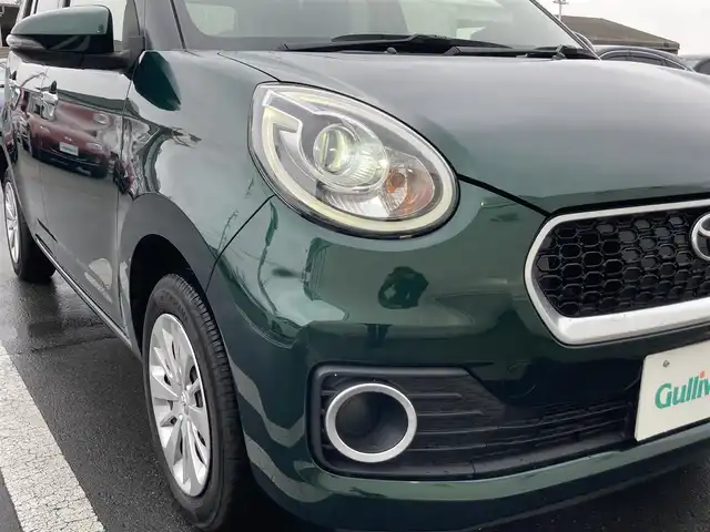 トヨタ パッソ モーダ 静岡県 2017(平29)年 5.7万km ダークエメラルドマイカ 社外7Vインチナビ(CN-RE03WD)/　AM FM CD DVD Bluetooth/ビルトインETC/LEDヘッドランプ/スマートキー&プッシュスタート/ステアリングスイッチ/アイドリングストップ/ドアバイザー/純正フロアマット/フルセグTV/バックモニター/前方ドライブレコーダー