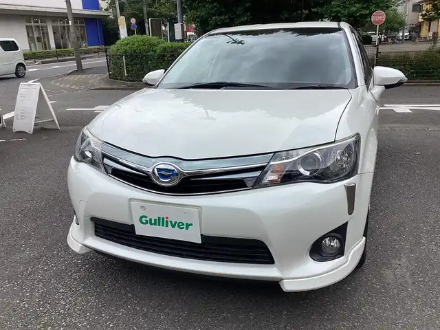 トヨタ カローラ フィールダー HV G エアロツアラー W×B 神奈川県 2014(平26)年 6.8万km ホワイトパールクリスタルシャイン 純正ナビ、TV/バックモニタ/ETC/ドライブレコーダー/HIDヘッドライト