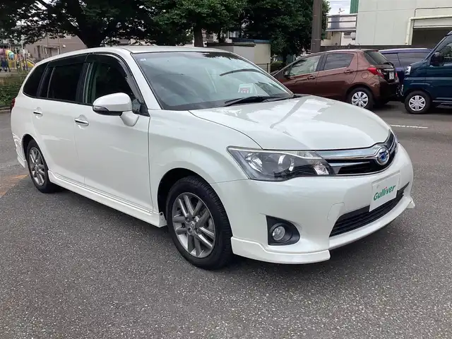 トヨタ カローラ フィールダー HV G エアロツアラー W×B 神奈川県 2014(平26)年 6.8万km ホワイトパールクリスタルシャイン 純正ナビ、TV/バックモニタ/ETC/ドライブレコーダー/HIDヘッドライト