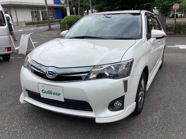 トヨタ カローラ フィールダー HV G エアロツアラー W×B 神奈川県 2014(平26)年 6.8万km ホワイトパールクリスタルシャイン 純正ナビ、TV/バックモニタ/ETC/ドライブレコーダー/HIDヘッドライト