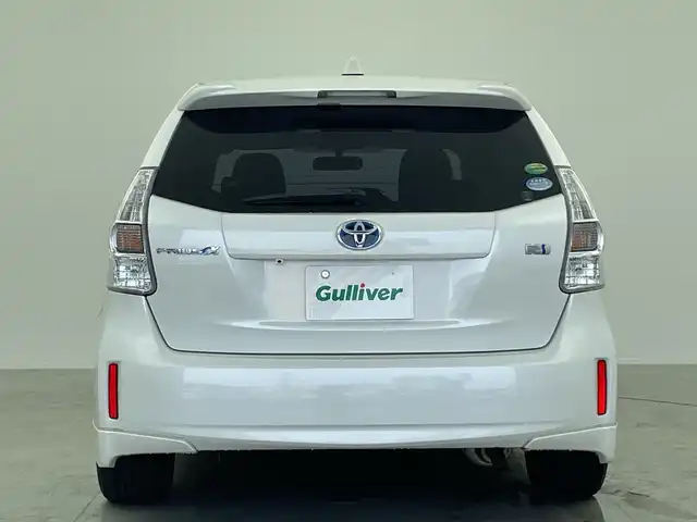 トヨタ プリウス α S ツーリングセレクション 愛知県 2013(平25)年 3.8万km ホワイトパールクリスタルシャイン ALPINE8型ナビ/・Bluetooth/・CD/DVD/・フルセグテレビ/バックカメラ/スマートキー/エンジンプッシュスタートボタン/純正フロアマット/ＥＴＣ/オートライト/キセノンヘッドライト/Ｗ/サイドエアバッグ