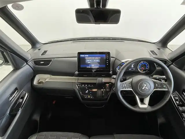 三菱 デリカミニ T プレミアム 群馬県 2025(令7)年 0.1千km アイボリー 届出済未使用車　純正１０インチディスプレイオーディオ　全方位　アダプティブクルーズコントロール　レーンアシスト　衝突軽減　両側パワースライドドア　オートマチックハイビーム　横滑り　障害物センサー　禁煙