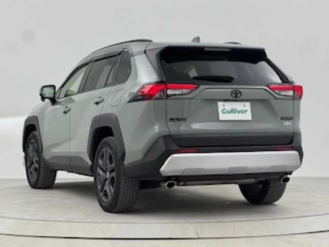 トヨタ ＲＡＶ４ ハイブリッド アドベンチャー 熊本県 2022(令4)年 2.6万km アーバンカーキ JAOSバンパー/ノーズプロテクター/9インチディスプレイオーディオ/LEDヘッドライト/オートライト/オートマチックハイビーム/ドライブレコーダー/ステアリングヒーター/ブラインドスポットモニター/追従型クルーズコントロール/衝突軽減ブレーキ/純正19インチアルミホイール/シートヒーター/ベンチレーション/AC100V/ETC