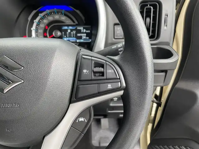 スズキ ハスラー HYBRID G 滋賀県 2023(令5)年 0.7万km ベージュ 純正ナビ/前方ドライブレコーダー/シートヒーター/衝突被害軽減ブレーキ/レーダークルーズコントロール/オートハイビーム/レーンキープアシスト/オートライト/プッシュスタート/スマートキー/ステアリングスイッチ