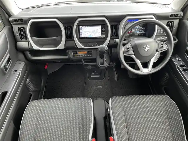 スズキ ハスラー HYBRID G 滋賀県 2023(令5)年 0.7万km ベージュ 純正ナビ/前方ドライブレコーダー/シートヒーター/衝突被害軽減ブレーキ/レーダークルーズコントロール/オートハイビーム/レーンキープアシスト/オートライト/プッシュスタート/スマートキー/ステアリングスイッチ
