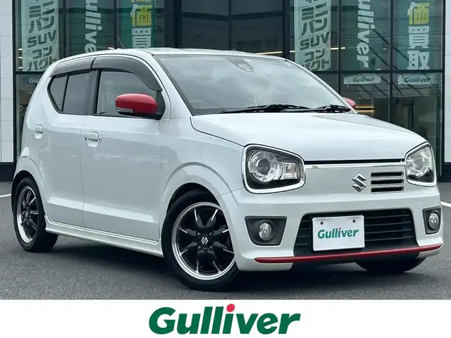 スズキ アルト ターボRS 岡山県 2015(平27)年 11.9万km パールホワイト 登録時走行距離118487km/パナソニックナビ/ワンセグTV(AM.FM.CD.TV.BT)/ETC/シートヒーター/衝突軽減ブレーキ/横滑り防止装置/オートライト/アイドリングストップ/15インチ純正AW/プッシュスタート/純正フロアマット/ウィンカーミラー