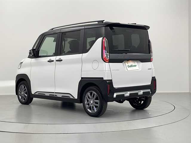 三菱 デリカミニ T プレミアム 福島県 2025(令7)年 0.1千km アメジストブラック/シルキーホワイト /届出済未使用車//4WD/e-Assist/・衝突被害軽減ブレーキシステム/・車線逸脱警報システム/・マイパイロット//全周囲カメラ//純正9型DAナビ/・BT.USB.スマホ連携//両側パワースライドドア/・ハンズフリーオートスライド//ハーフレザーシート/・前席シートヒーター//ステアリングスイッチ/・パドルシフト/・ステアリングヒーター//LEDヘッドライト/・LEDフォグライト//プッシュスタート//スマートキー×2//電動パーキングブレーキ//純正15インチAW//シートバックテーブル//ロールサンシェード//後席サーキュレーター